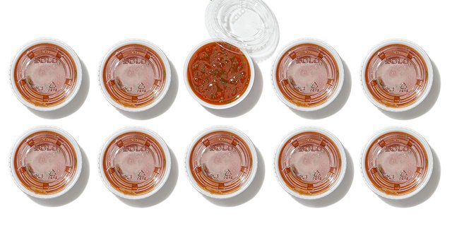 Individual Roasted Tomato Salsa