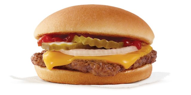 Jr Cheeseburger Standard Lunch Bag