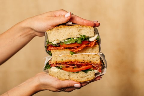 Simple Salami Sandwich