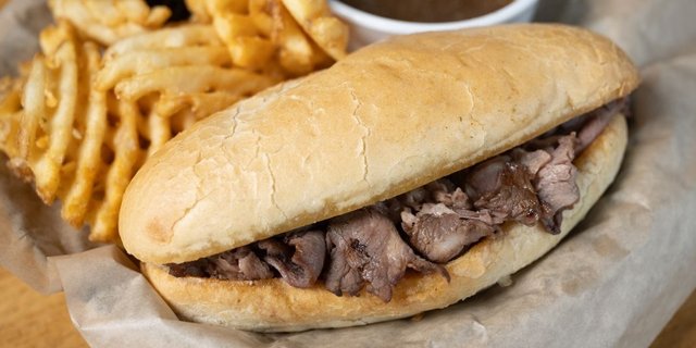 Prime Rib French Dip Sandwich