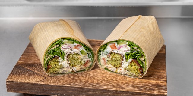 Falafel Feta Wrap