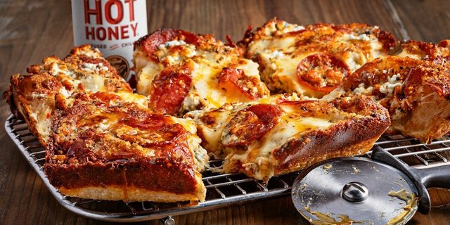 Pepperoni & Gorgonzola With Mike's Hot Honey