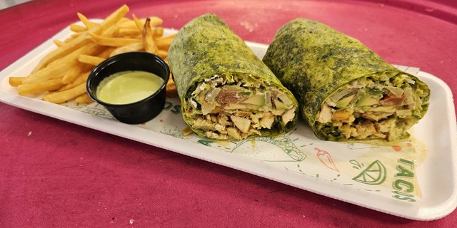 Verde Wrap w/ Chicken