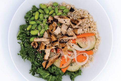 Rainbow Tofu Bowl