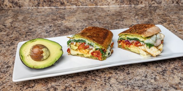 Chicken Basil Panini