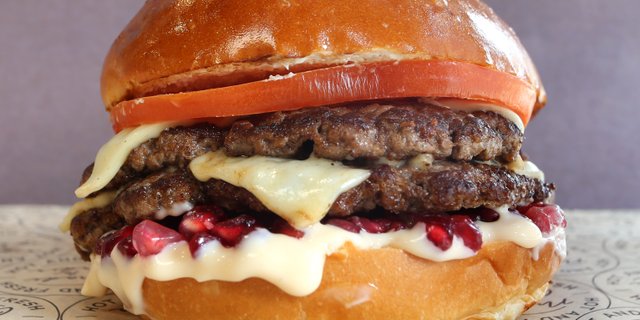 Pomegranate Smash Burger