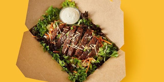 Veggie Burger Salad