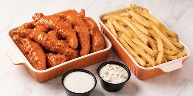 Buffalo Chicken Tenders & Fries