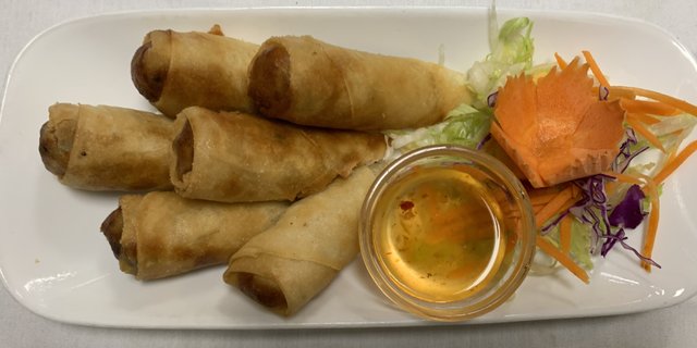 Thai Spring Rolls w/ Chicken