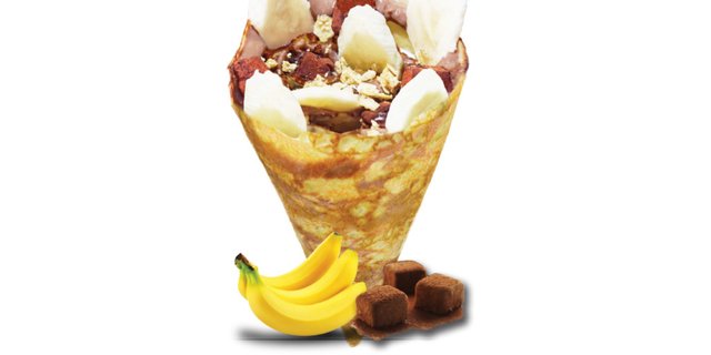 Banana Chocolate Sweet Crêpe