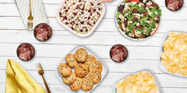 Gathering Signature Salad & Dessert Bundle w/ Drinks