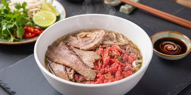Rare Beef, Flank & Beef Brisket | Pho Tai Nam Gau