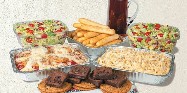 Baked Combination Meal, Baked Chicken Parmigiano & Fettuccine Alfredo (Serves 12)