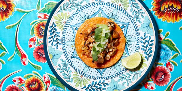 Adobo Cauliflower & Mushroom Tacos
