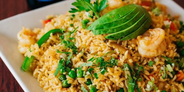 Arroz Frito con Camaron