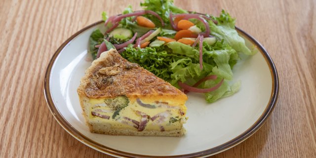 Quiche & Side Salad (Lunch)