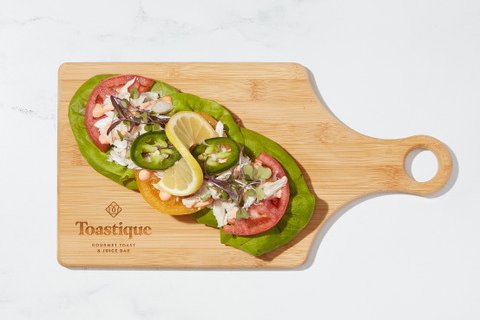 Spicy Crab & Avocado Toast