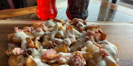 Bacon Chicken Ranch Fries
