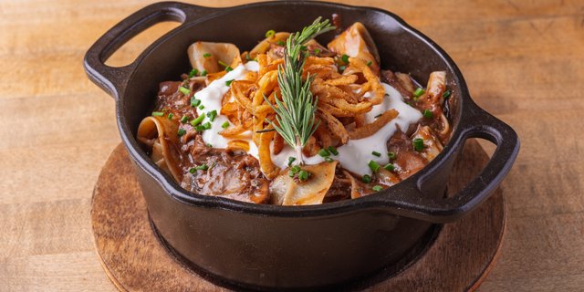 Wagyu Beef Stroganoff (Gluten-Free)