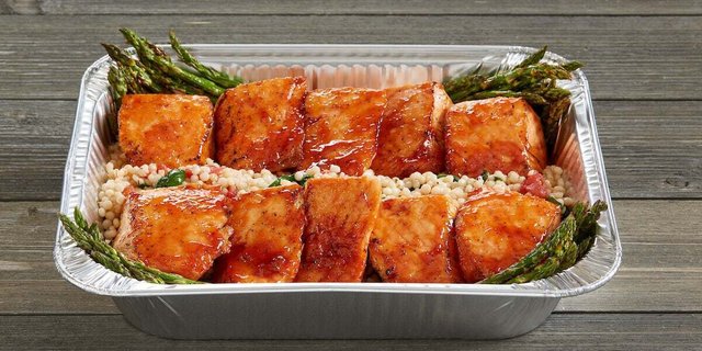 Cherry Chipotle Glazed Salmon