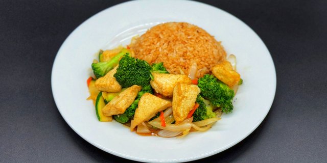 Fried Tofu Hibachi