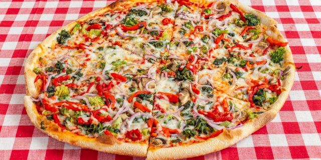 New York-Style Veggie Lover's Pizza