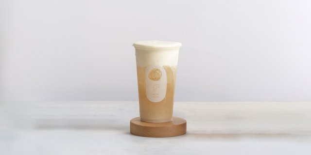 Cream Cheese Foam Jasmine Green Tea