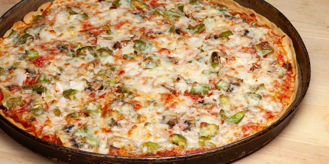Veggie Thin Crust Pizza