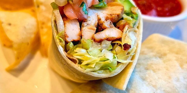 Chicken Fajita Wrap Boxed Lunch