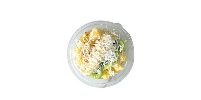 Sunshine Blue Coconut Bowl