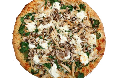 Gluten-Free Garlic Chicken Pizza