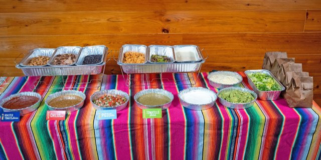 Fajitas Bar for 40