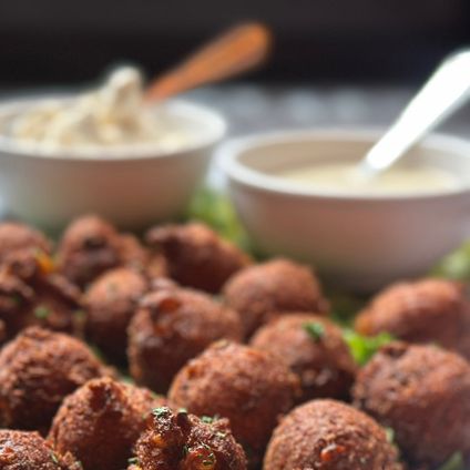 Sweet Corn & Crab Hushpuppies