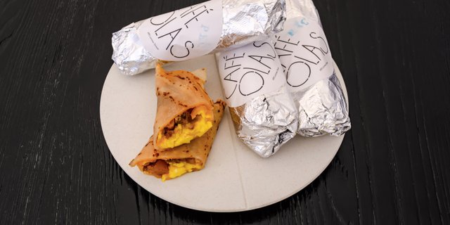 Potato, Egg & Cheese Tacos