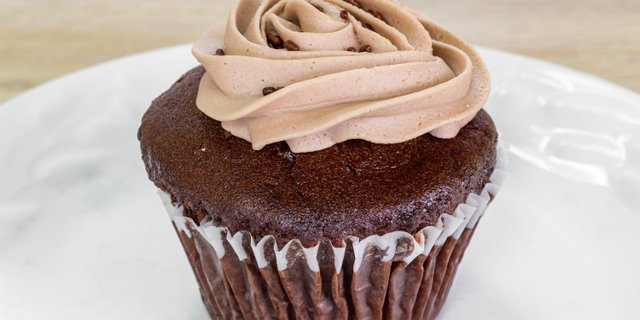 Chocolate Luxury Jumbo Volcano Cupcakes