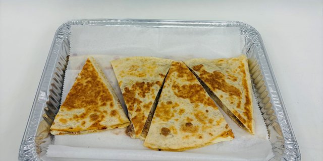Shrimp Chipotle-Glazed Quesadilla