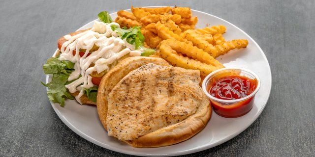 Build-Your-Own Chicken Burger Bar