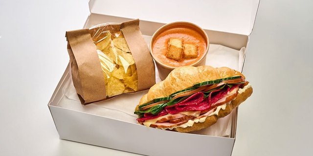 Croissant Sandwich & Soup Boxed Lunch