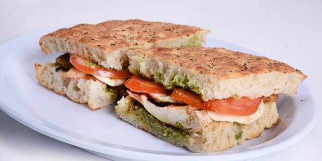 Chicken Pesto Caprese Panini
