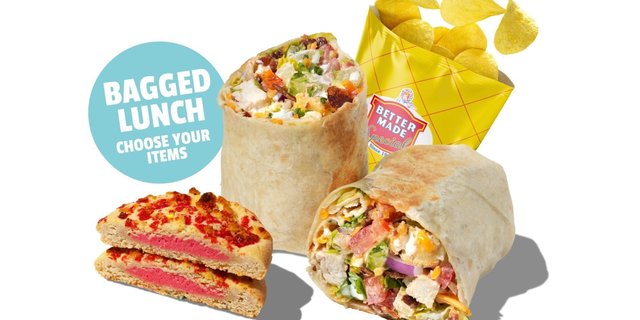 Chicken Wrap Bagged Lunch