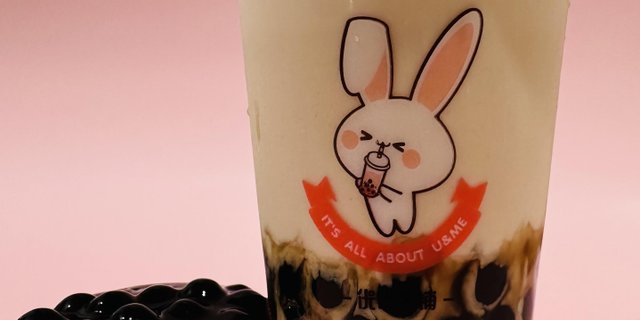 Crème Brulé Milk Tea w/ Boba