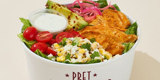 Chicken, Elote Corn & Avocado Salad w/ Herb Yogurt Dressing