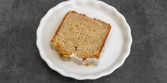 Lemon Poppy Bread Slice