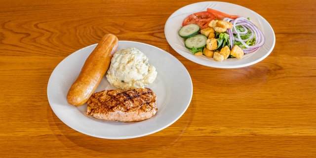 Grilled Salmon Buffet