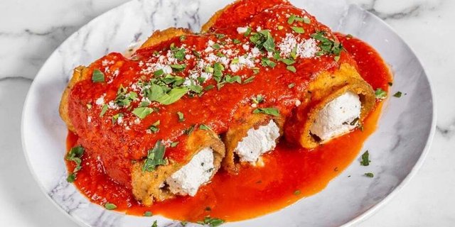 Eggplant Rollatini w/ Marinara