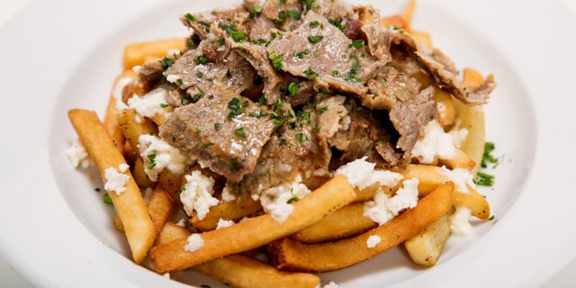 Feta Fries W/ Protein