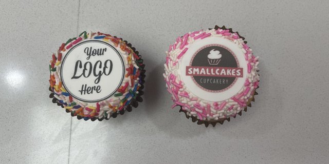 Company Logo Cupcake Box