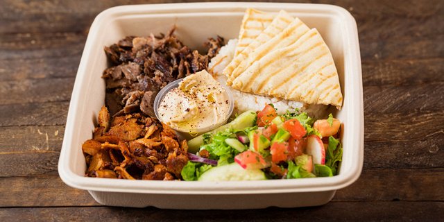 Doner Kebab Rice Plate