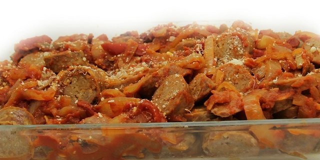 Sausage & Peppers Platter