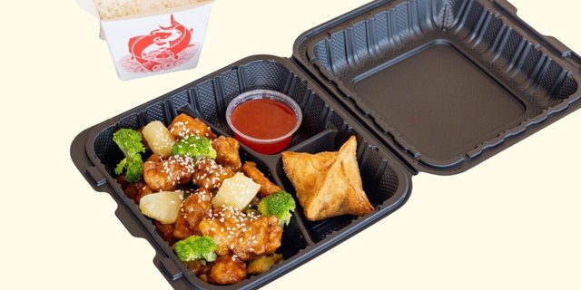 Sesame Chicken Tso Lunch Box